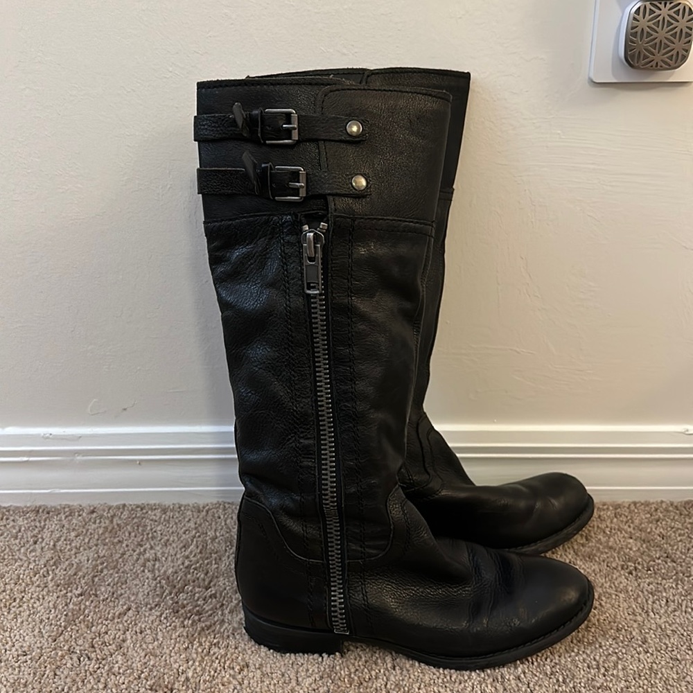 Franco Sarto Leather riding boots